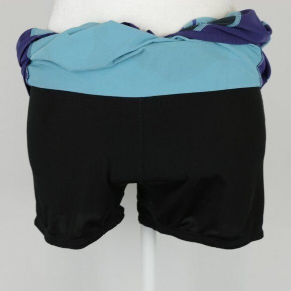 Patagonia Women's Small Blue Floral Mid Rise Activewear Skort - Picture 5 of 8